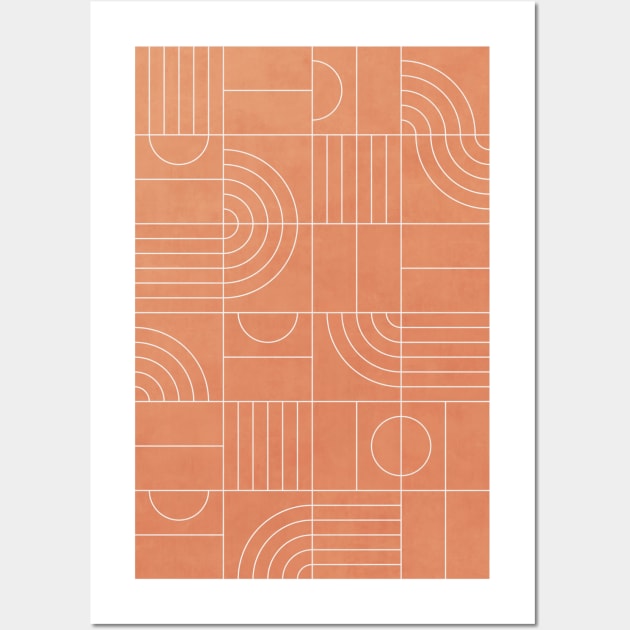 My Favorite Geometric Patterns No.23 - Coral Wall Art by ZoltanRatko